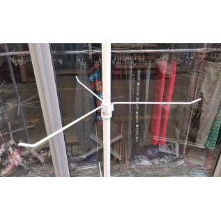 Навеска трехсторонняя для сумок, рюкзаков, игрушек (на трубу d25мм.)